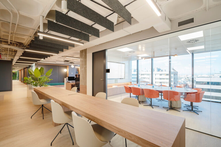 Oficina moderna sala de juntas