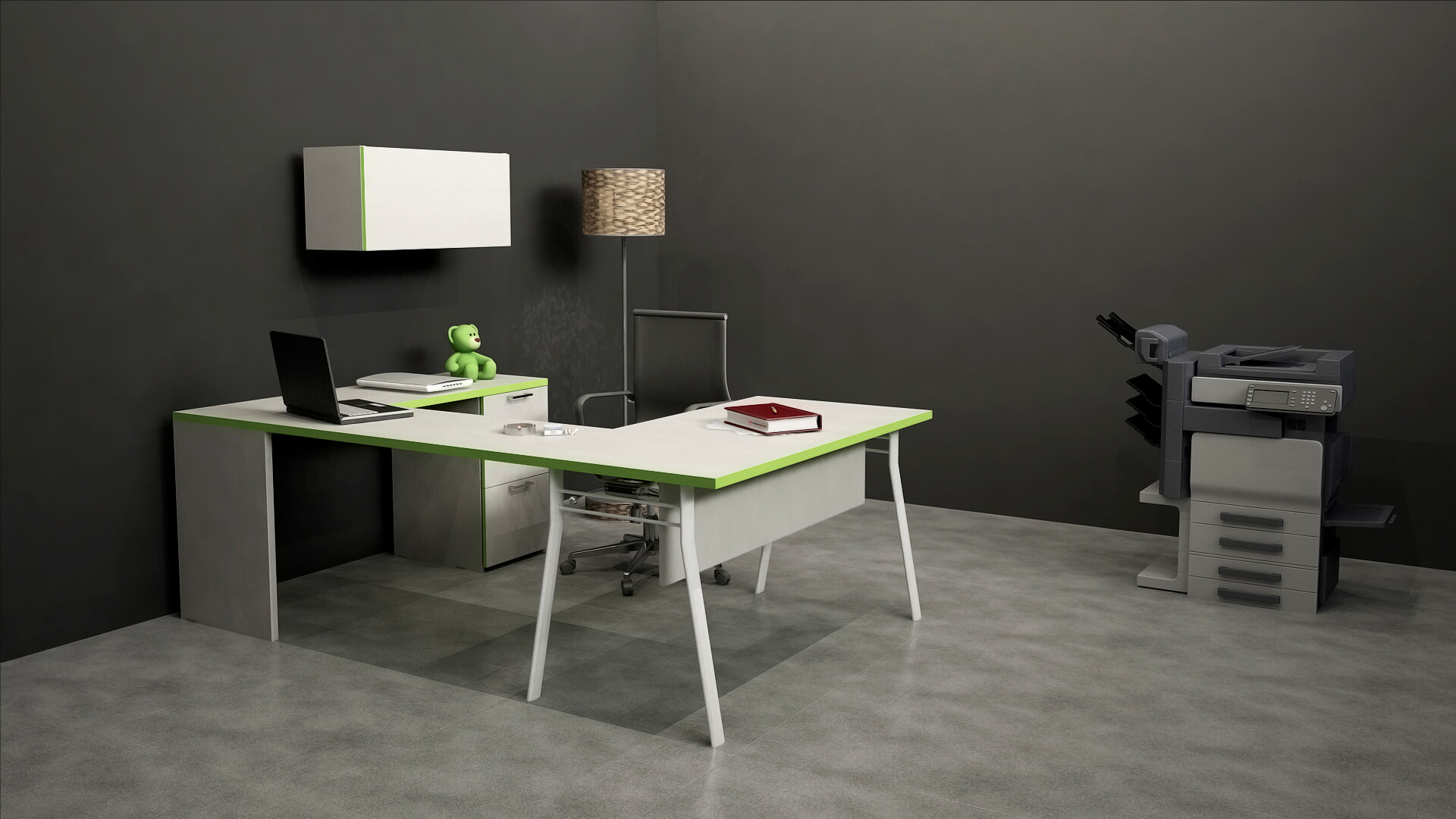 Moderno Escritorio Ejecutivo Legno en forma de Herradura Muebles Modernos para Oficina Escritorios de Oficina