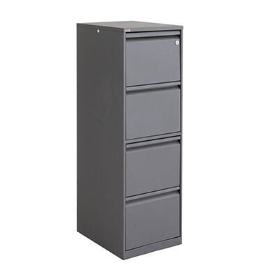 Archivero Vertical de Lámina con 4 Gavetas con Chapa Muebles Modernos para Oficina Archviero de lamina 4 gavetas