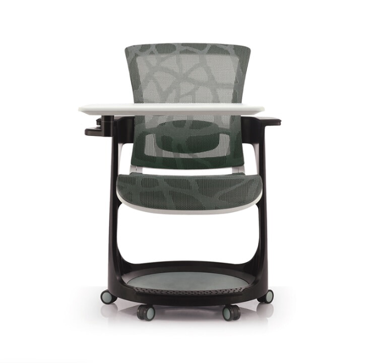 Pupitre Flux Móvil con Estructura Móvil y Asiento de Malla Muebles Modernos para Oficina PUPITRE FLUX MOVIL
