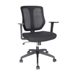 Silla Operativa Negra para Oficina OHE-55